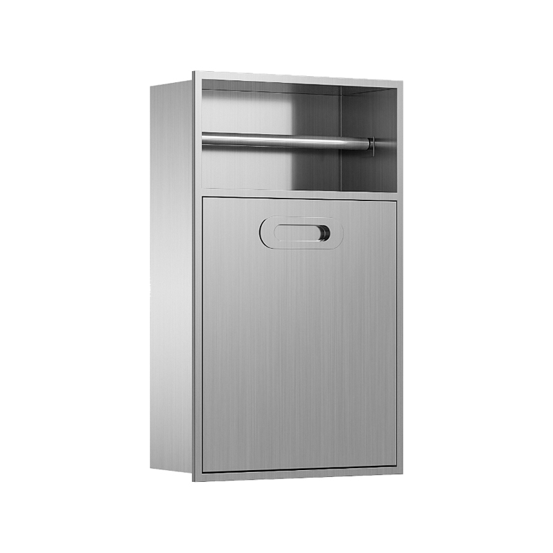 YX-T500-2 malý výklenek na odpadkový koš z nerezové oceli