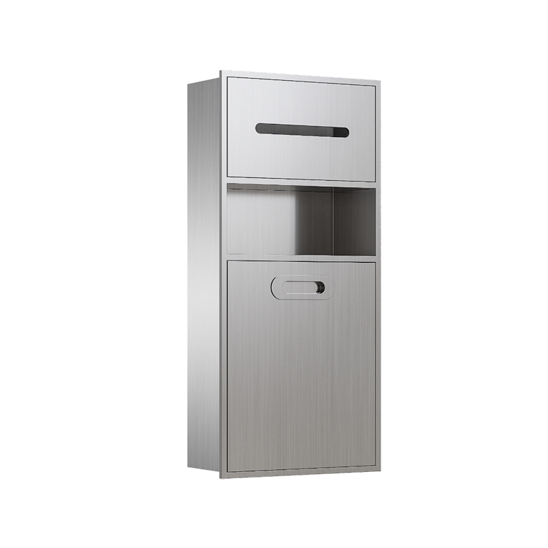 YX-T650-3 střední výklenek na odpadkový koš z nerezové oceli